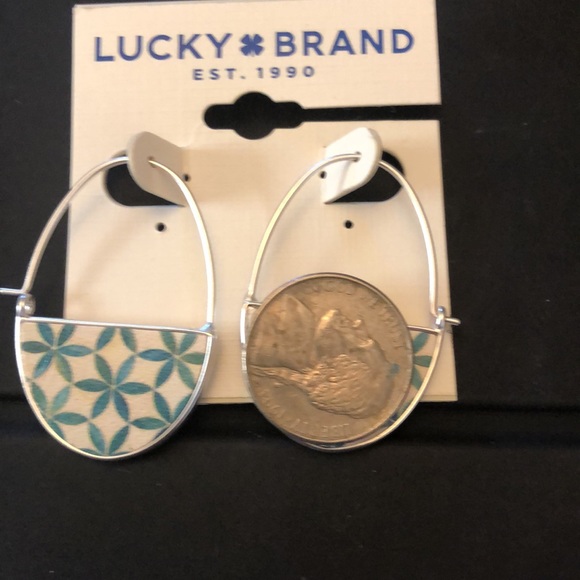 Lucky Brand pierced drop earrings NEW - Picture 2 of 2